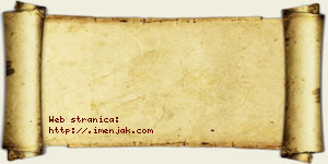 Nadja Brdar vizit kartica